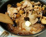 茄子と豚バラ肉のガリバタ照り焼き作り方11写真