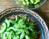 ゴーヤと枝豆のマリネ【夏野菜】作り方1写真