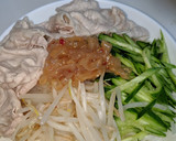 簡単♪冷し坦々風豚しゃぶうどん♪作り方4写真