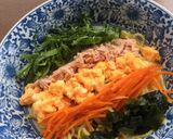 冷し中華ゴマだれ風味、流水麺で作り方1写真