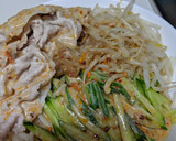 簡単♪冷し坦々風豚しゃぶうどん♪作り方5写真