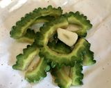 ゴーヤのニンニク麺つゆ漬け作り方4写真
