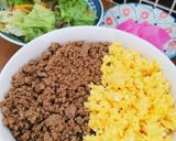 濃いめの味でご飯がすすむ！簡単＊そぼろ丼作り方5写真
