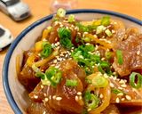 うまうま、味噌たこポキ丼作り方4写真