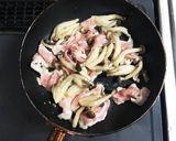 しめじと長いものガーリック炒め作り方4写真
