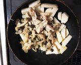 しめじと長いものガーリック炒め作り方7写真