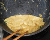 もやしとニラと豚バラのガチとん平焼き作り方8写真