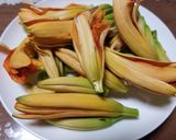 カンゾウの蕾と野菜等の油炒め（＾＾）作り方2写真