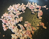簡単★ズッキーニと挽肉の塩昆布とろみ炒め作り方1写真