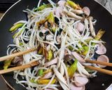 カンゾウの蕾と野菜等の油炒め（＾＾）作り方6写真