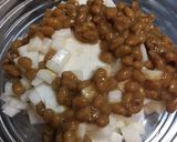 納豆長芋卵黄豆腐どんぶり作り方7写真