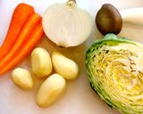野菜の美味しいポトフ *☻*作り方1写真