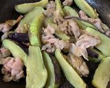 【夏】豚肉と水茄子の炒め【みずみずしい】作り方6写真