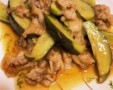 【夏】豚肉と水茄子の炒め【みずみずしい】作り方8写真