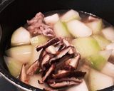 冬瓜と薄切り豚肉のあんかけ煮作り方4写真