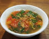 トマトとおかわかめのトロトロスープ作り方5写真