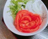 切って巻くだけバラみたいな トマトサラダ作り方6写真