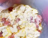 枝豆豚こま豆腐団子夏野菜おかか風味炒め煮作り方4写真