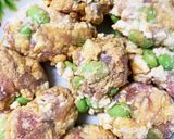 枝豆豚こま豆腐団子夏野菜おかか風味炒め煮作り方7写真