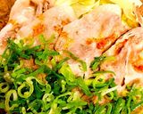 キャベツと豚しゃぶの冷製うどん♪作り方5写真