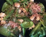 ピーマンと鶏ササミ肉のカツオ節炒め作り方4写真