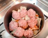 つなぎ無し*肉団子トマトスープ作り方5写真