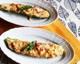 醤油麹トマトソースでズッキーニボート作り方5写真