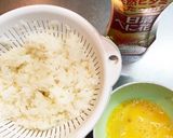 シンプル 卵 チャーハン作り方1写真