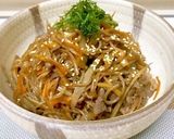 牛しぐれ煮。ごぼうと人参で。作り置き作り方7写真