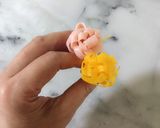 押すだけ！ハムカッターで、薄焼き卵のお花作り方6写真