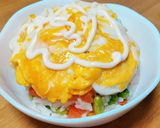 炒めご飯✕ミックスベジタブル作り方5写真