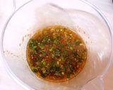 ♡鶏のささみのピリ辛油淋鶏♡作り方5写真