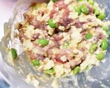 枝豆豚こま豆腐団子夏野菜おかか風味炒め煮作り方5写真