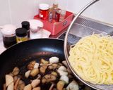 焼き浸し風☆ナスと長芋の和風パスタ作り方4写真