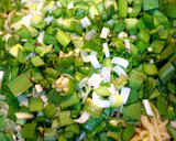 青唐辛子とたっぷり韮のやみつき塩焼きそば作り方5写真