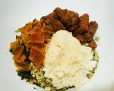 犬ご飯 牛のこころとおから作り方3写真