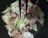 ポン酢で豚こまとキャベツの生姜焼き作り方9写真