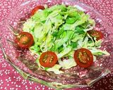 簡単 早い！レタスと西洋ワサビのサラダ作り方6写真