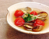 あさりとトマトのスープ作り方6写真