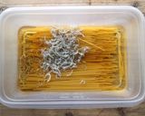 mレンジで！ちりめんじゃこの和風パスタ作り方1写真