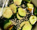 きゅうりと生わかめの酢の物風浅漬け作り方6写真