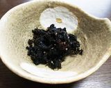 しそジュースのリメイク～紫蘇佃煮作り方4写真