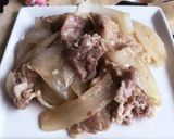糖質オフ♡豚肉と玉ねぎの爽やか梅肉炒め作り方4写真