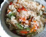 山菜おこわ作り方7写真