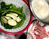 ふだ肉と好きな野菜のみぞれ煮作り方1写真