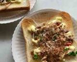 カニカマトーストお好み焼き風作り方4写真