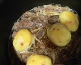 簡単ビールで大人の味！ごぼうの肉じゃが作り方4写真