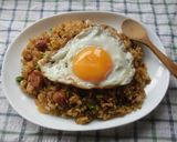 目玉焼きオ～ンのスパイシーやきめし♪作り方1写真