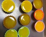 オレンジの向日葵羊羹作り方4写真