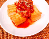 厚揚げ豆腐とキムチで簡単一品作り方3写真
